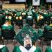 A graduate with a cap dedicated to her "BFF" during Huron's class of 2013 graduation ceremony at the Convocation Center.
Courtney Sacco I AnnArbor.com 
 